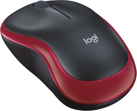 Myszka bezprzewodowa Logitech 2,4G 1000 dpi M185 czerwona