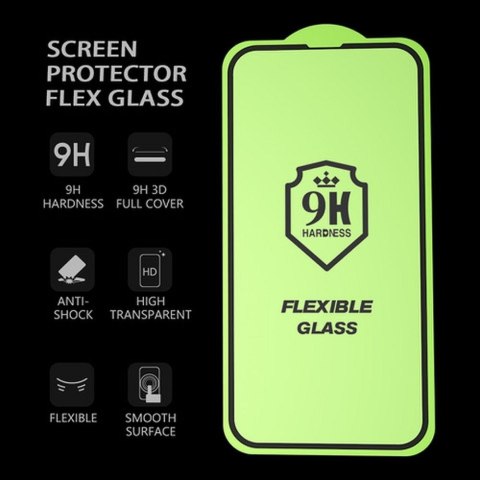 Szkło hybrydowe Bestsuit Flexible 5D Full Glue do iPhone 16 czarny