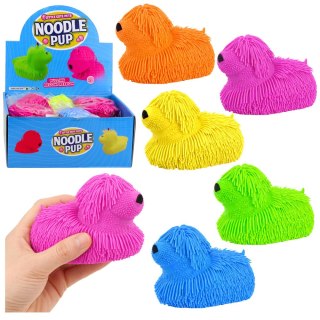 Gniotek Sensoryczny Do Rozciągania Ściskania Pies z Frędzlami Świecący LED