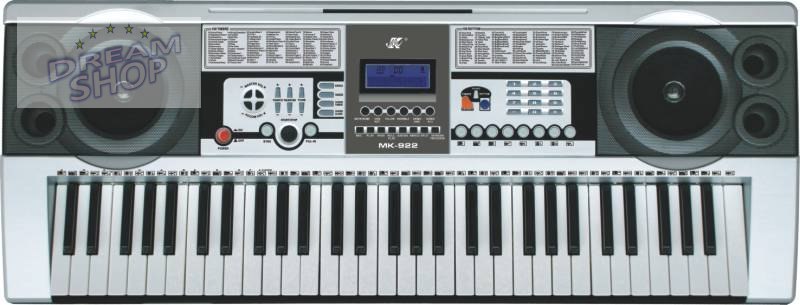 Keyboard MK-922 - duży wyświetlacz LCD, 61 klawiszy Keyboard MK-922 - duży wyświetlacz LCD, 61 klawiszy