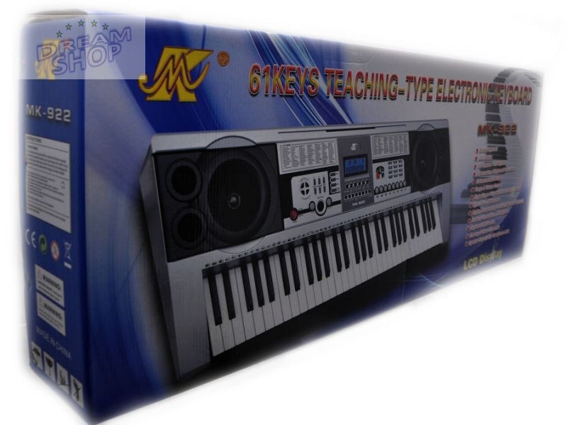 Keyboard MK-922 - duży wyświetlacz LCD, 61 klawiszy Keyboard MK-922 - duży wyświetlacz LCD, 61 klawiszy