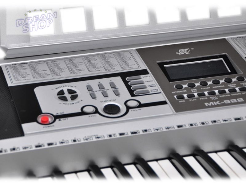 Keyboard MK-922 - duży wyświetlacz LCD, 61 klawiszy Keyboard MK-922 - duży wyświetlacz LCD, 61 klawiszy