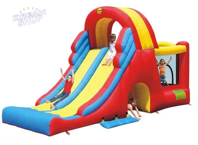 Podwójna Mega Zjeżdżalnia Zamek Dmuchany HappyHop Trampolina Dmuchaniec Podwójna Mega Zjeżdżalnia Zamek Dmuchany HappyHop Trampolina Dmuchaniec