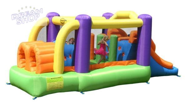 Tor Przeszkód + Suchy Basen Zamek Dmuchany HappyHop Zjeżdzalnia Trampolina Dmuchaniec Tor Przeszkód + Suchy Basen Zamek Dmuchany HappyHop Zjeżdzalnia Trampolina Dmuchaniec