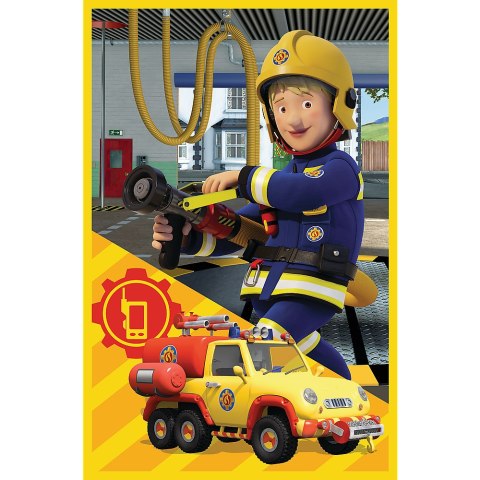 Puzzle - 3x50 - Ekipa z remizy - Strażak Sam - Trefl 34880
