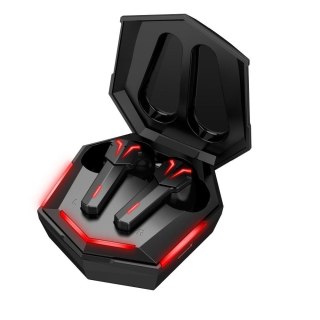 Słuchawki bezprzewodowe douszne Art gamingowe TWS + stacja dokująca ze złączem USB C AP-TW-G10 czarne