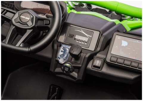 Auto Na Akumulator Maverick CAN-AM Turbo RS STRONG AIR Zielone