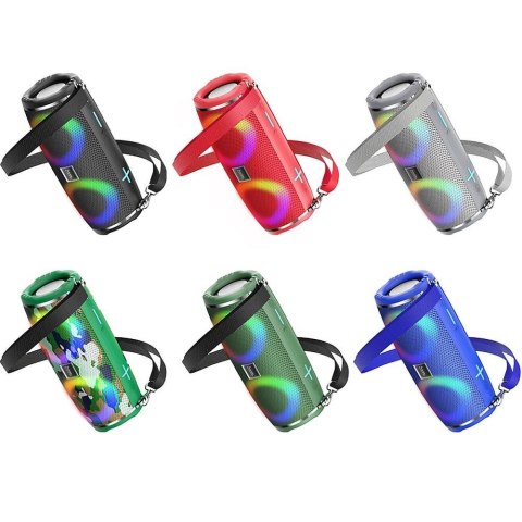 Głośnik bezprzewodowy LED 2 x 5W 2h Hoco HC12 czarny