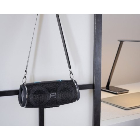 Głośnik bezprzewodowy LED 2 x 5W 2h Hoco HC12 czarny