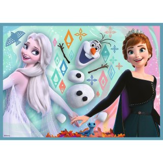 Puzzle - 4w1 (12, 15, 20, 24) - Niezwykły świat Frozen - Kraina Lodu - Trefl 34381