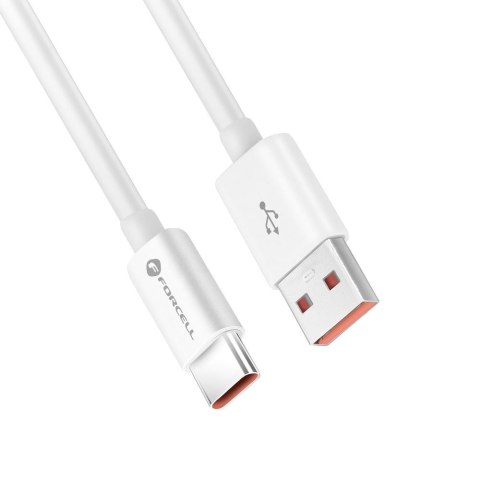 Kabel USB A do USB C Forcell F-Energy QC4.0 3A 66W 1 m C336 biały