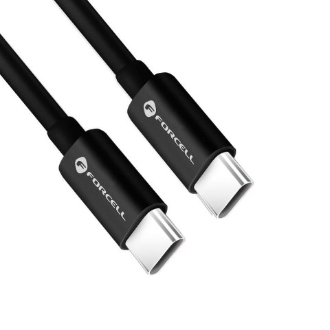 Kabel USB C do USB C Forcell F-Energy QC4.0 PD 3A 60W 1,5 m C338 czarny