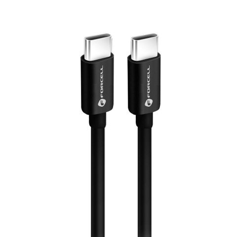 Kabel USB C do USB C Forcell F-Energy QC4.0 PD 3A 60W 2 m C338 czarny