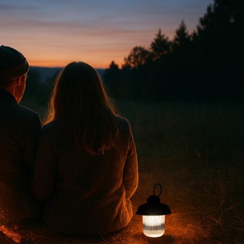 LATARKA LAMPA CAMPING USB 3 RODZAJE ŚWIATŁA CZARNY REDCLIFFS