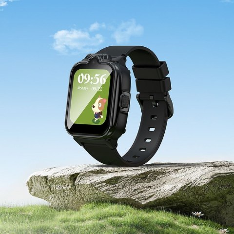 Smartwatch dla dzieci Hoco 1,69" 4G GPS z funkcją rozmowy Y104 czarny
