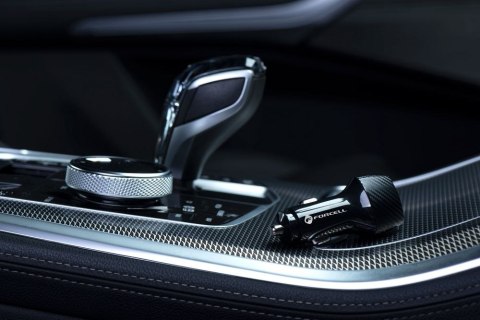 Ładowarka samochodowa Forcell F-Energy Carbon 2 x USB C QC3.0 PD 3A 40W CC50-2C czarna