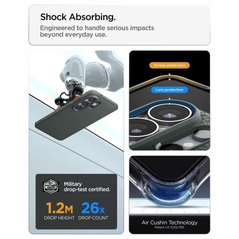 SPIGEN futerał LIQUID AIR MAG kompatybilny z MagSafe do SAMSUNG S26 Ultra abyss green