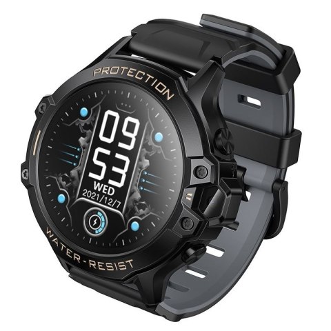 Smartwatch dla dzieci Hoco 1,28" 4G GPS z funkcją rozmowy Y107 czarny