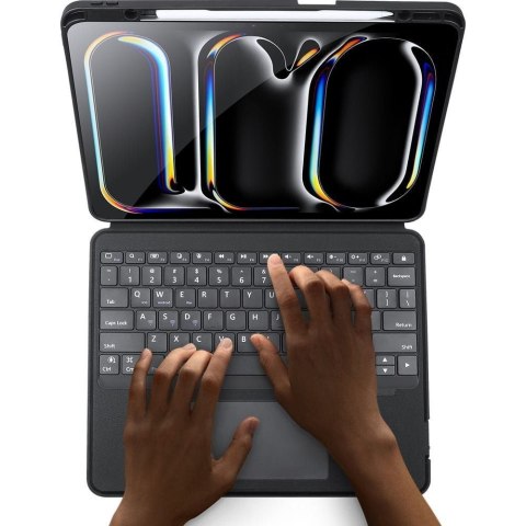 DUX DUCIS etui DK składane z klawiaturą bezprzewodową do iPad Pro 13 (2024) czarne