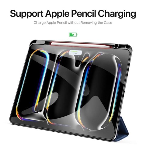 DUX DUCIS etui DOMO składane z miejscem na rysik do iPad Pro 13 (2024) czarne