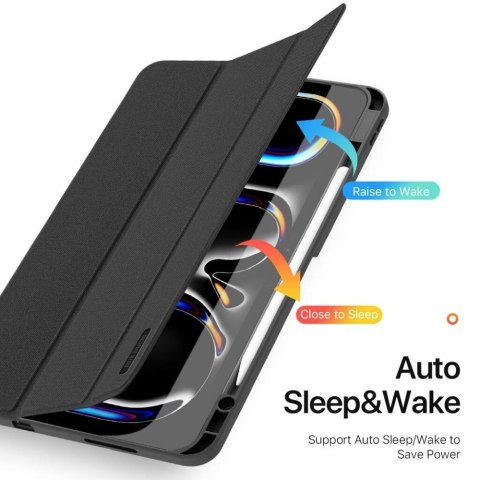 DUX DUCIS etui DOMO składane z miejscem na rysik do iPad Pro 13 (2024) czarne