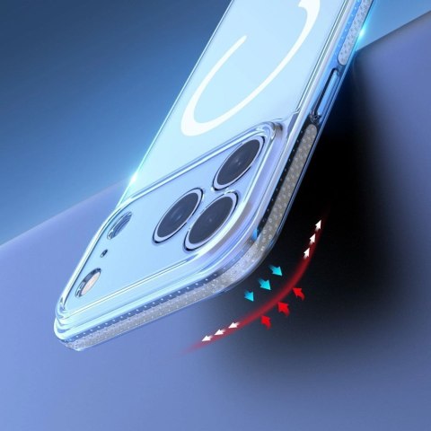 DUX DUCIS futerał CLIN MAG kompatybilny z MagSafe do IPHONE 17 PRO (Open Ring Version) transparentny