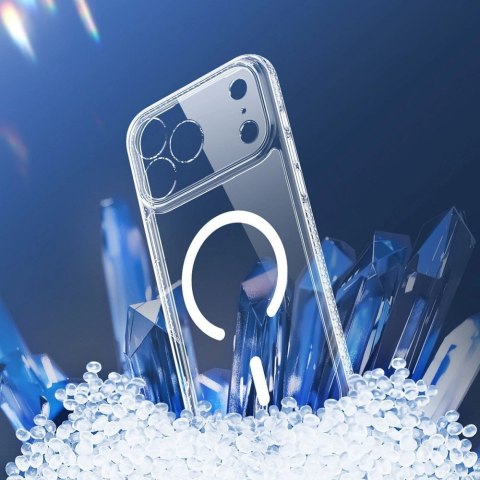 DUX DUCIS futerał CLIN MAG kompatybilny z MagSafe do IPHONE 17 PRO (Open Ring Version) transparentny