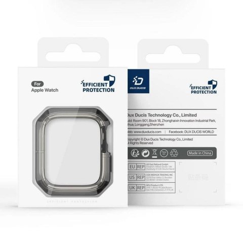 DUX DUCIS futerał TAMO do Apple Watch serii 10 46 mm transparentny z czarnym
