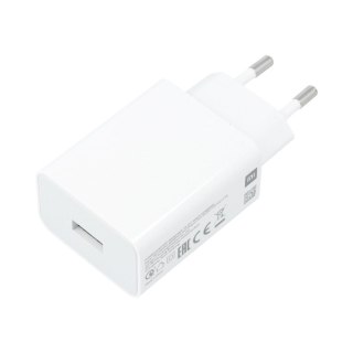 XIAOMI oryginalna ładowarka sieciowa USB A QC3.0 3A 33W MDY-11-EZ biała bulk
