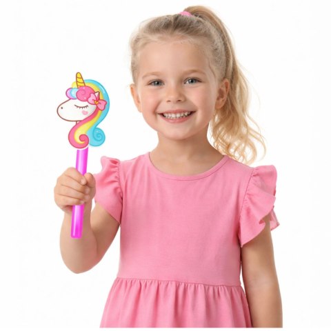 Różdżka Z Jednorożcem Fluorescencyjna Świecąca W Ciemnośći Neon Stick 25cm