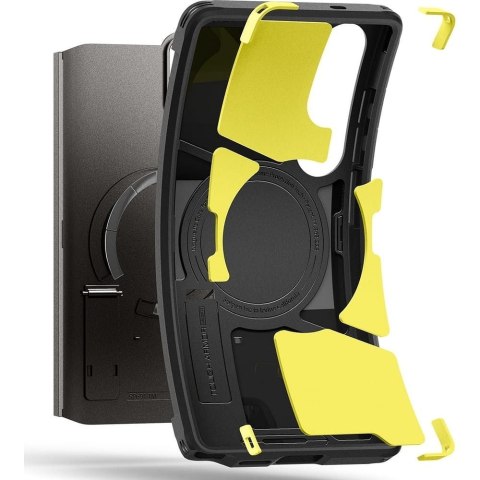 SPIGEN futerał TOUGH ARMOR kompatybilny z MagSafe do SAMSUNG S25 Ultra gunmetal