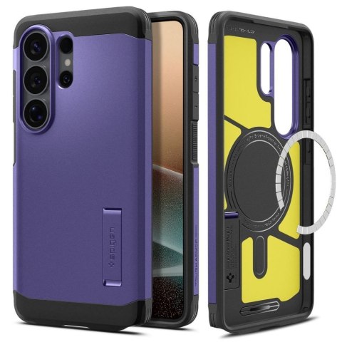 SPIGEN futerał TOUGH ARMOR kompatybilny z MagSafe do SAMSUNG S26 Ultra ash violet