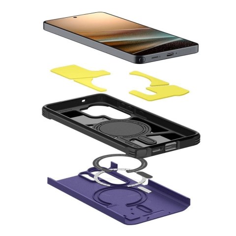 SPIGEN futerał TOUGH ARMOR kompatybilny z MagSafe do SAMSUNG S26 Ultra ash violet