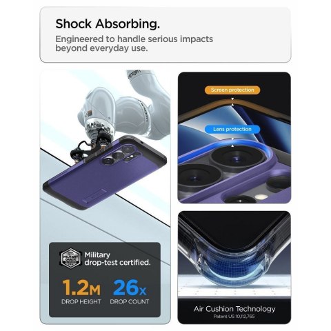 SPIGEN futerał TOUGH ARMOR kompatybilny z MagSafe do SAMSUNG S26 Ultra ash violet