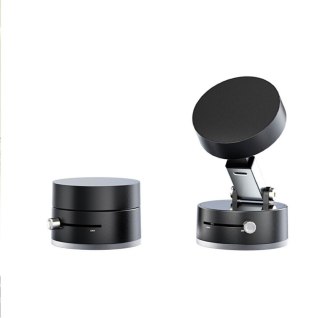 Uchwyt do telefonu magnetyczny A2 Portable z przyssawką kompatybilną z MagSafe czarny