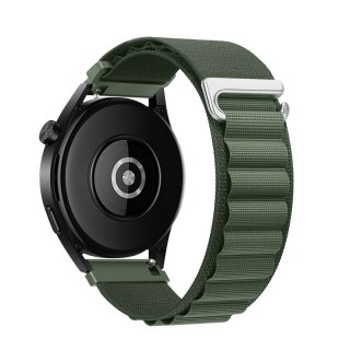 Pasek do Samsung Galaxy Watch Forcell F-Design FS05 sprzączka włókno poliestrowe 22 mm zielony
