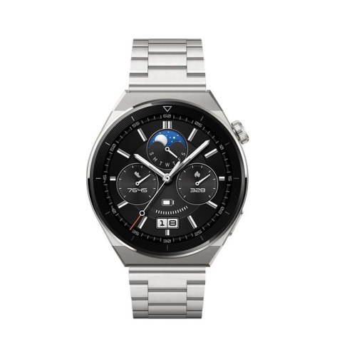 Pasek do Samsung Galaxy Watch Forcell F-Design FS06 zatrzask stal 20 mm srebrny