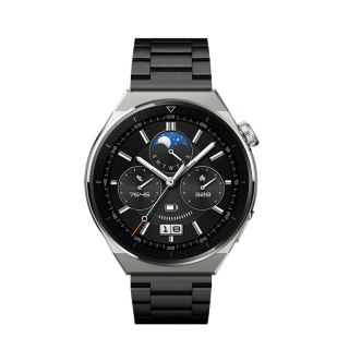 Pasek do Samsung Galaxy Watch Forcell F-Design FS06 zatrzask stal 22 mm czarny