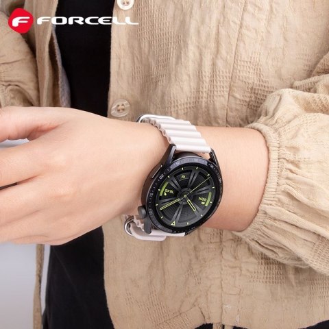 Pasek do Samsung Galaxy Watch Forcell Forcell F-Design FS01 dziurki silikon 22 mm gwiezdny