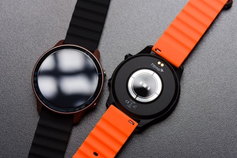Pasek do Samsung Galaxy Watch Forcell Forcell F-Design FS01 dziurki silikon 22 mm pomarańczowy