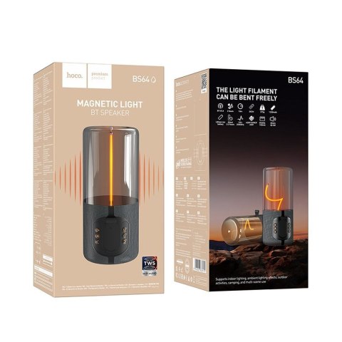 Głośnik bezprzewodowy 5W 3h IPX5 Hoco BS64 szary