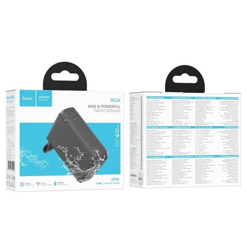 Głośnik bezprzewodowy 5W 4h Hoco HC34 szary