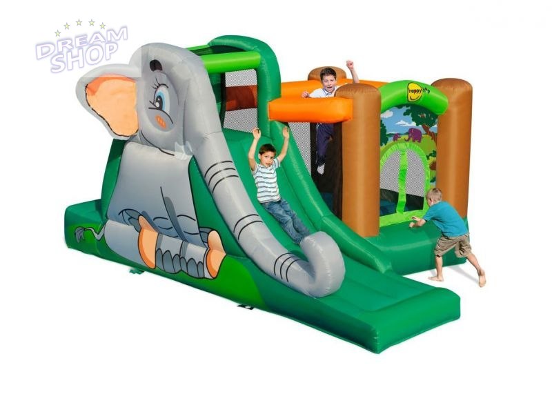 Dmuchaniec - Wesoły Słoń HappyHop Zamek Dmuchany Trampolina Zjeżdzalnia Dmuchaniec - Wesoły Słoń HappyHop Zamek Dmuchany Trampolina Zjeżdzalnia