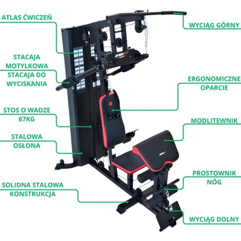 ATLAS TRENINGOWY SIŁOWNIA 5800 ARES ENERO FIT