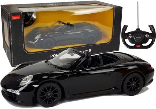 Auto Porsche 911 Carrera S Samochód Zdalnie Sterowane RC Rastar Czarny 1:12