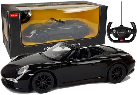 Auto Porsche 911 Carrera S Samochód Zdalnie Sterowane RC Rastar Czarny 1:12