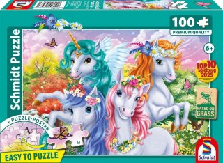 Puzzle 100 Zdjęcie jednorożców