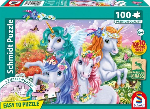 Puzzle 100 Zdjęcie jednorożców