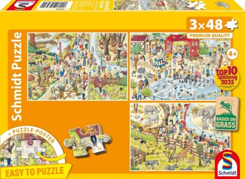 Puzzle 3x48 Wycieczka do zoo