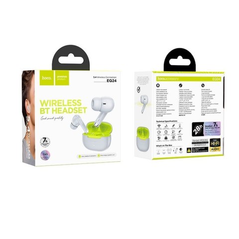 Słuchawki bezprzewodowe douszne Hoco TWS EQ24 szare